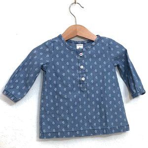 Carter's Little GIrls Cotton Dress/Shirt 6 months
